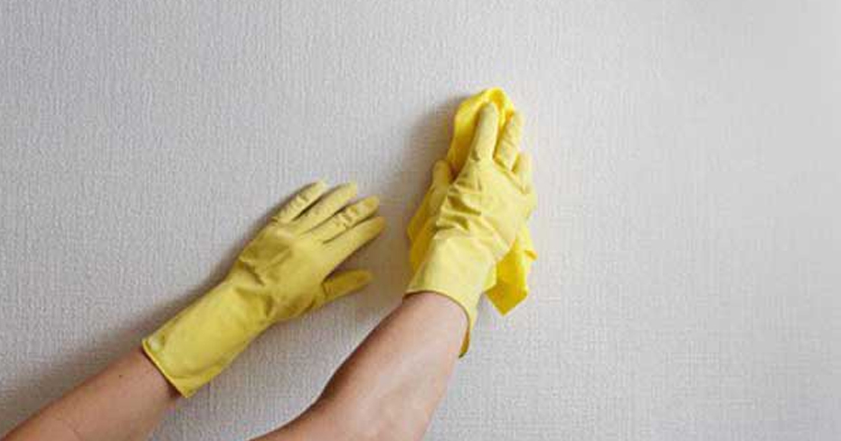 como limpiar las paredes de casa